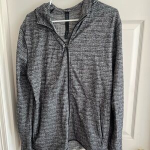 lululemon Surge Warm Full Zip Gray Zip-Up Hoodie
